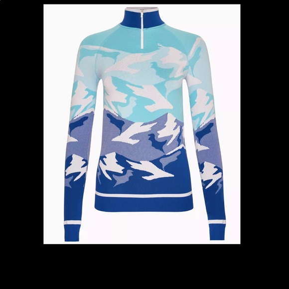 Sweaty Betty Blue mountain base layer top XS Nwot - Picture 1 of 3